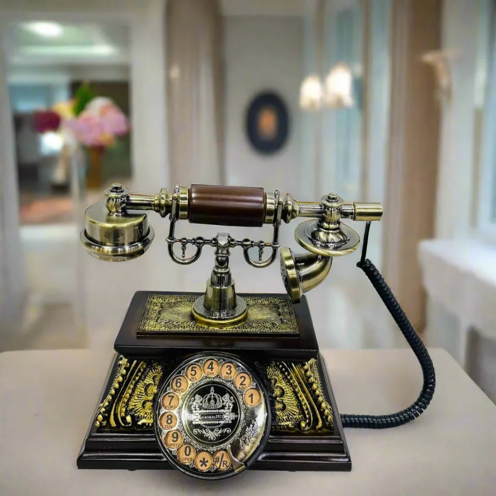 VINTAGE ROYAL TELEPHONE DECOR STYLE 10